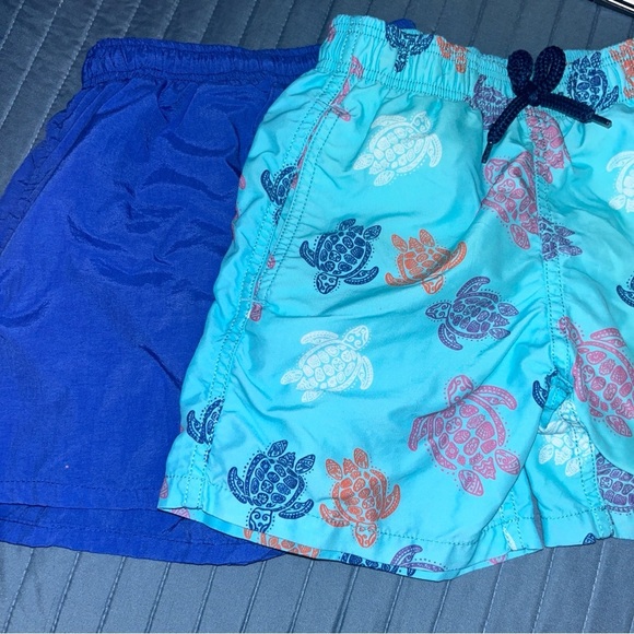 Kids Turtle Print Swim Shorts - Picture 3 of 5